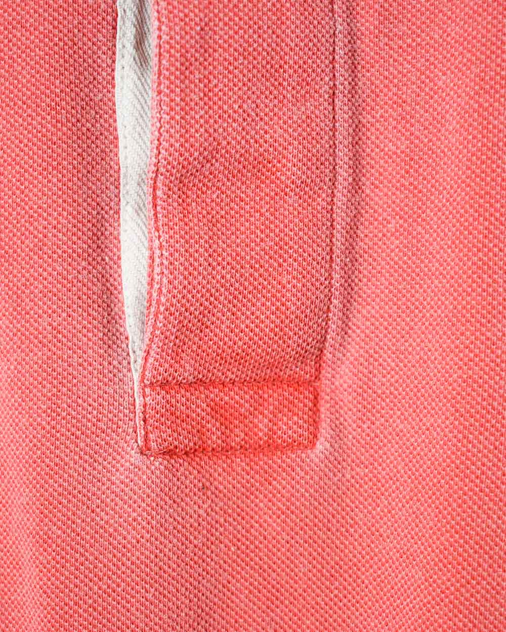 Red Burberry Polo Shirt - Medium