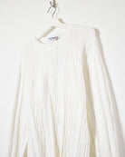 White Burberrys Knitted Sweatshirt - Medium