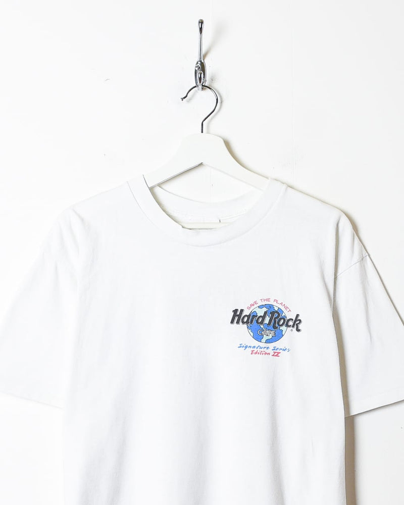 White Hard Rock Café Signature Series Edition IX T-Shirt - Medium