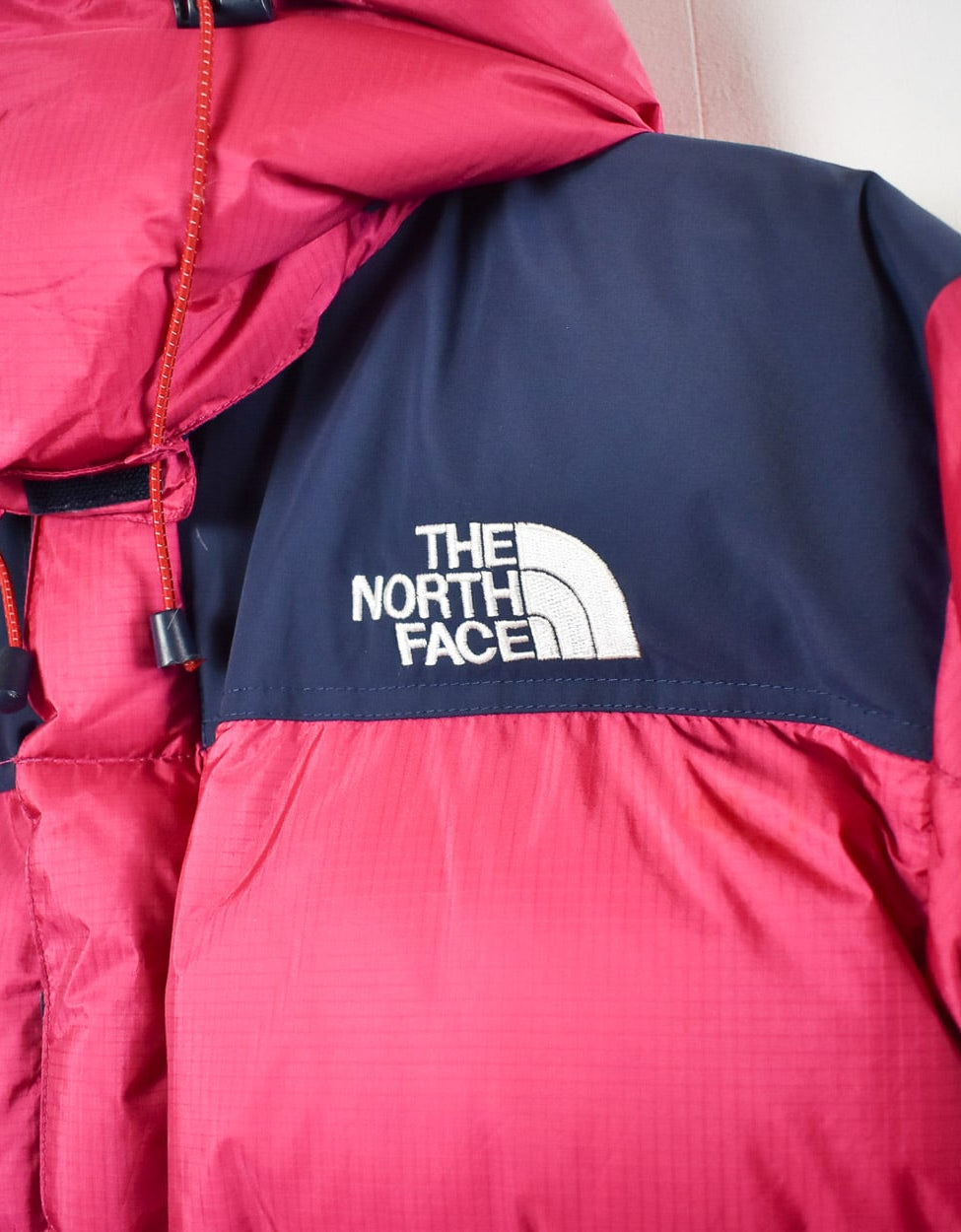 Pink The North Face Summit Series Windstopper 700 Down Puffer Jacket - X-Small