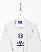 Stone Umbro UEFA Euro 96 England Sweatshirt - Large