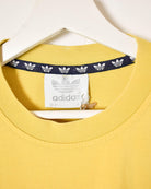 Yellow Adidas T-Shirt - X-Large