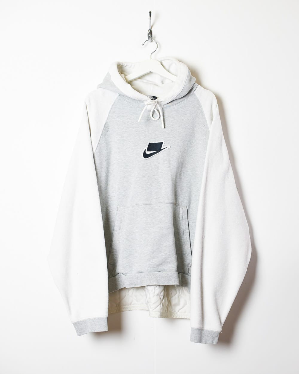 Stone Nike Sports Quilted Hoodie - XX-Large