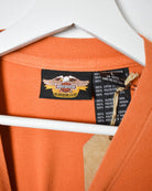 Orange Harley Davidson T-Shirt - Large