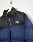 Navy The North Face Nuptse 700 Down Puffer Jacket - Large