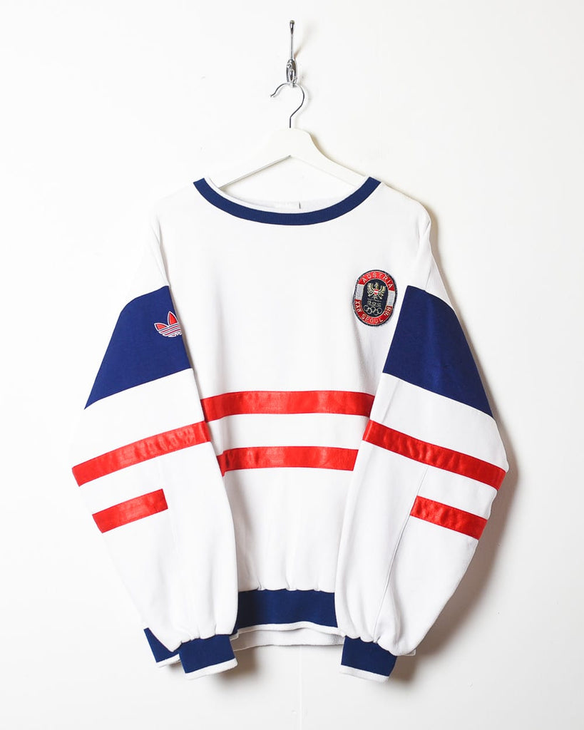 Vintage 80s Adidas Austria Olympics Seoul 80s Sweatshirt - Cotton– Domno Vintage