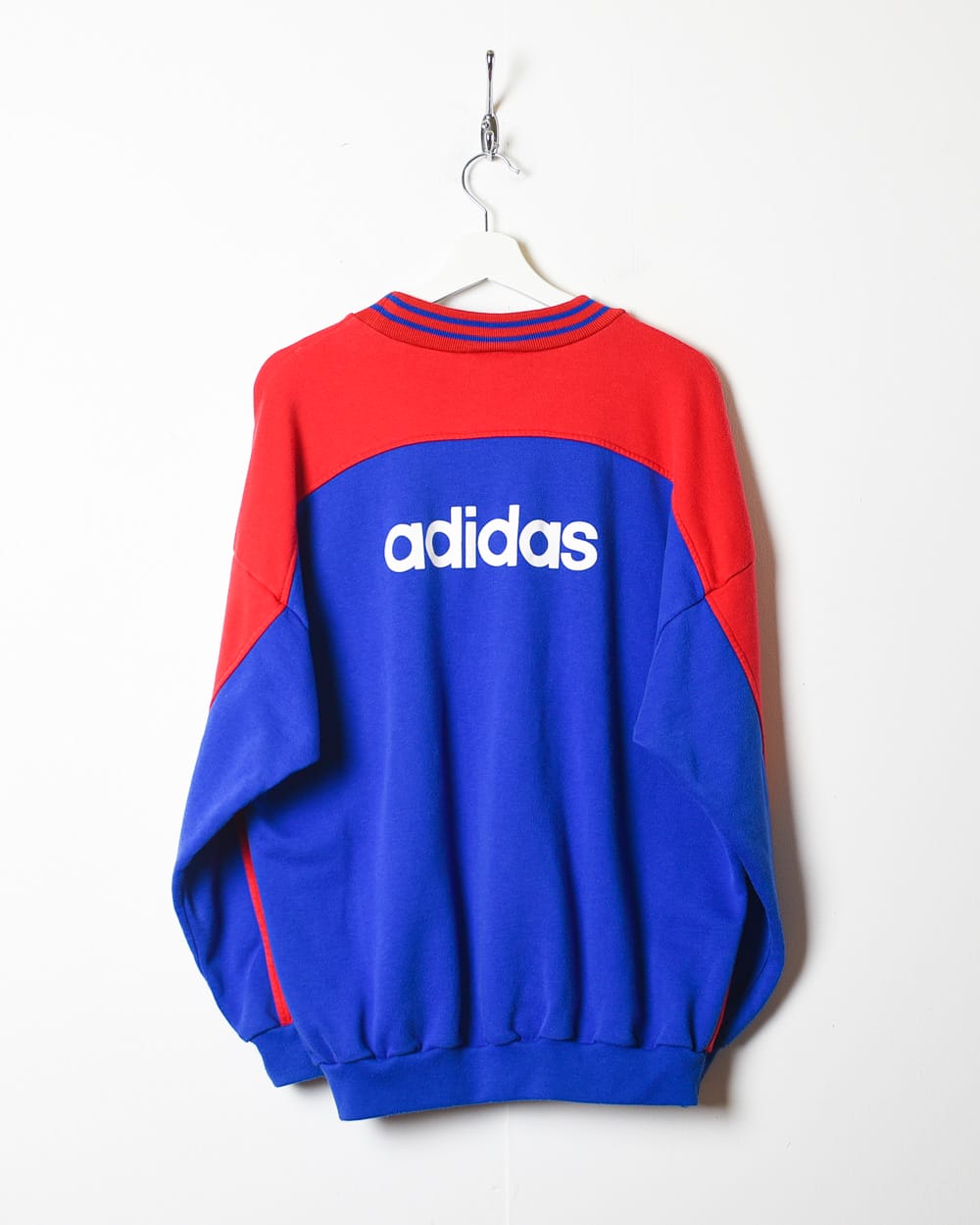 Blue Adidas Bayern Munich Warmup Sweatshirt - Large