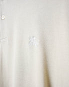 Neutral Burberry Brit Long Sleeved Polo Shirt - X-Large Women's
