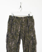 Green Carhartt WIP Camo Cargo Trousers - W34 L32