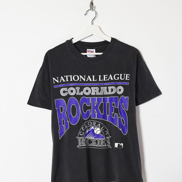 Rock N Sport Store Womens Colorado Rockies Two-Tone T-Shirt