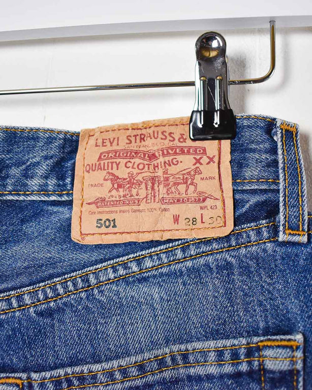 Blue Levi's 501 Jeans - W28 L30