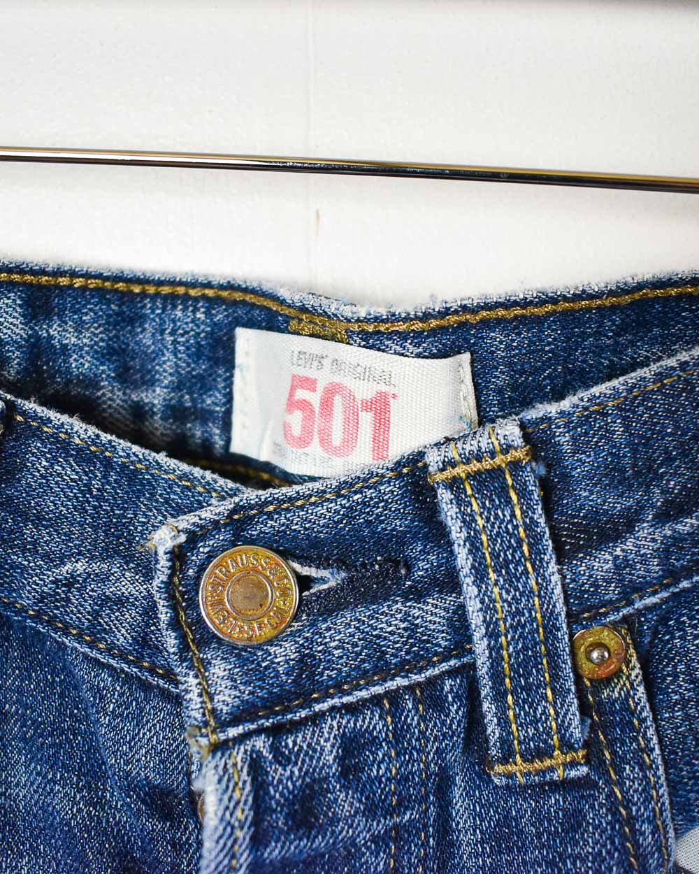 Navy Levi's 501 Jeans - W28 L32
