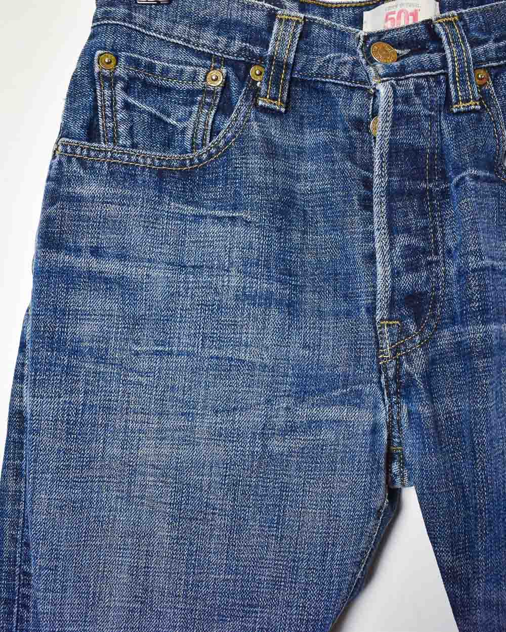 Navy Levi's 501 Jeans - W28 L32