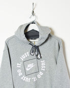 Stone Nike Just Do It Hoodie - X-Large