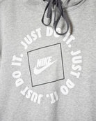 Stone Nike Just Do It Hoodie - X-Large