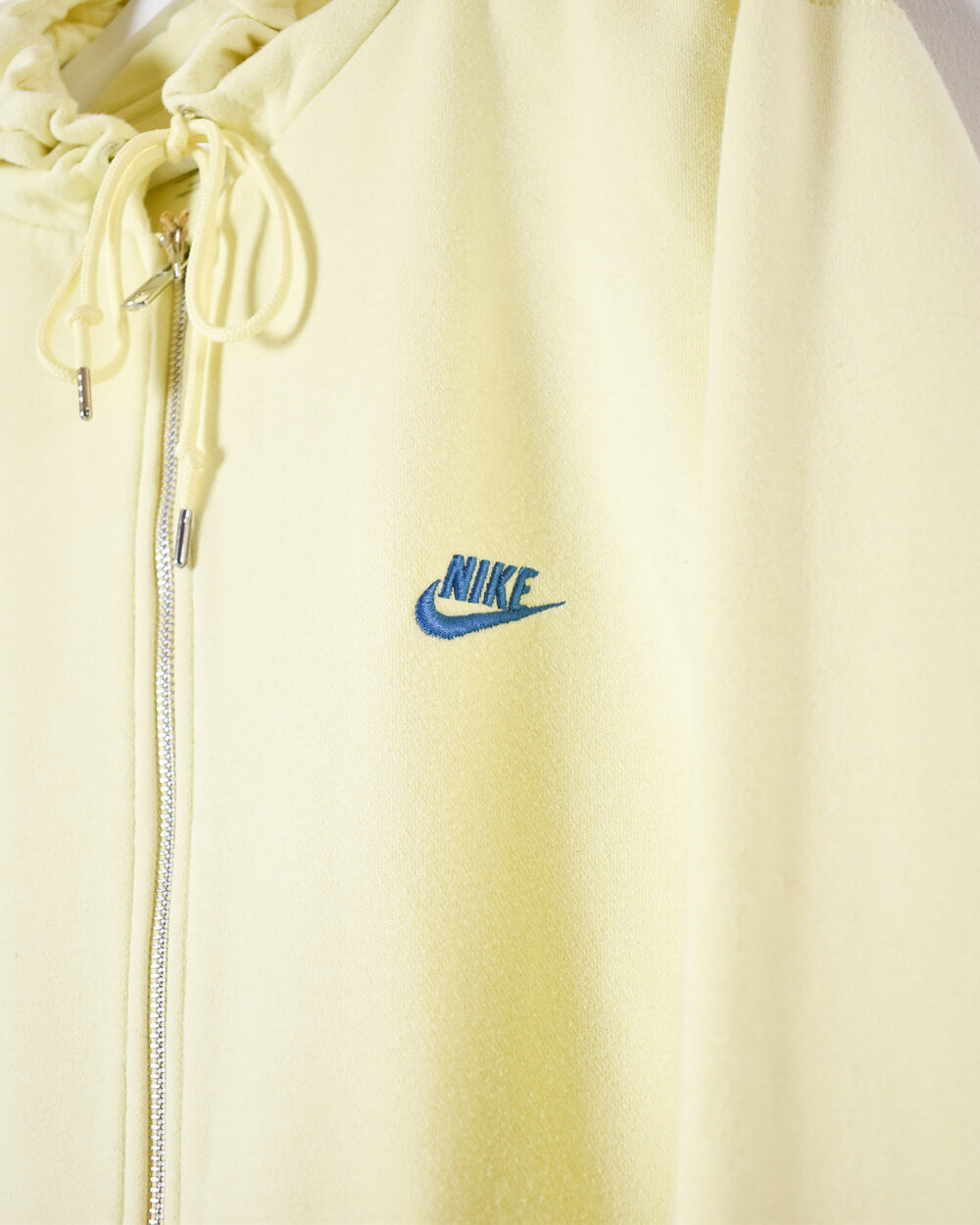 Yellow Nike Zip-Through Hoodie - Large