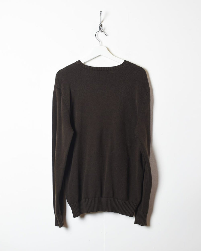Brown Polo Ralph Lauren Knitted Sweatshirt - Large