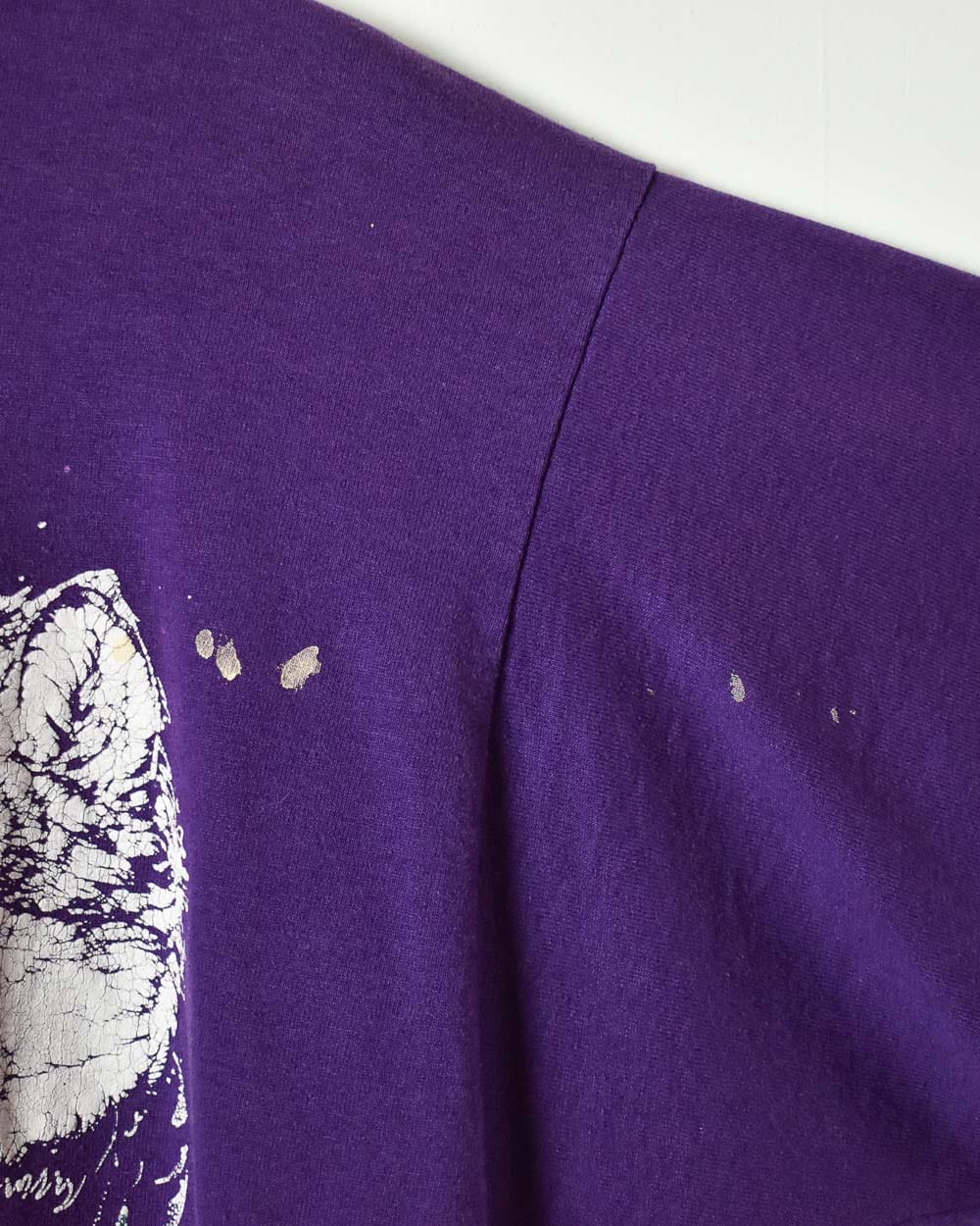 Purple Wolves Single Stitch T-Shirt - X-Large