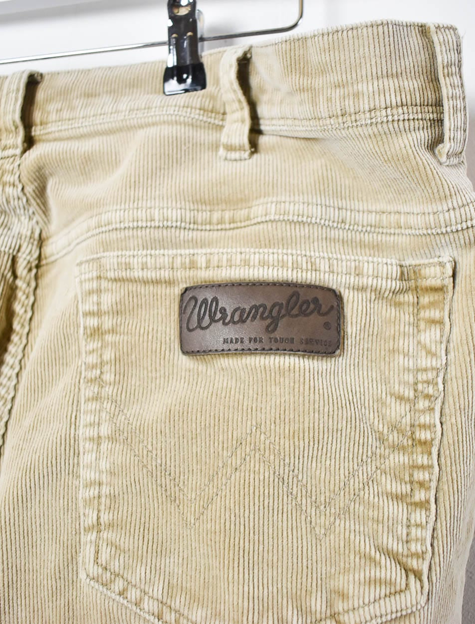 Neutral Wrangler Corduroy Jeans - W40 L30