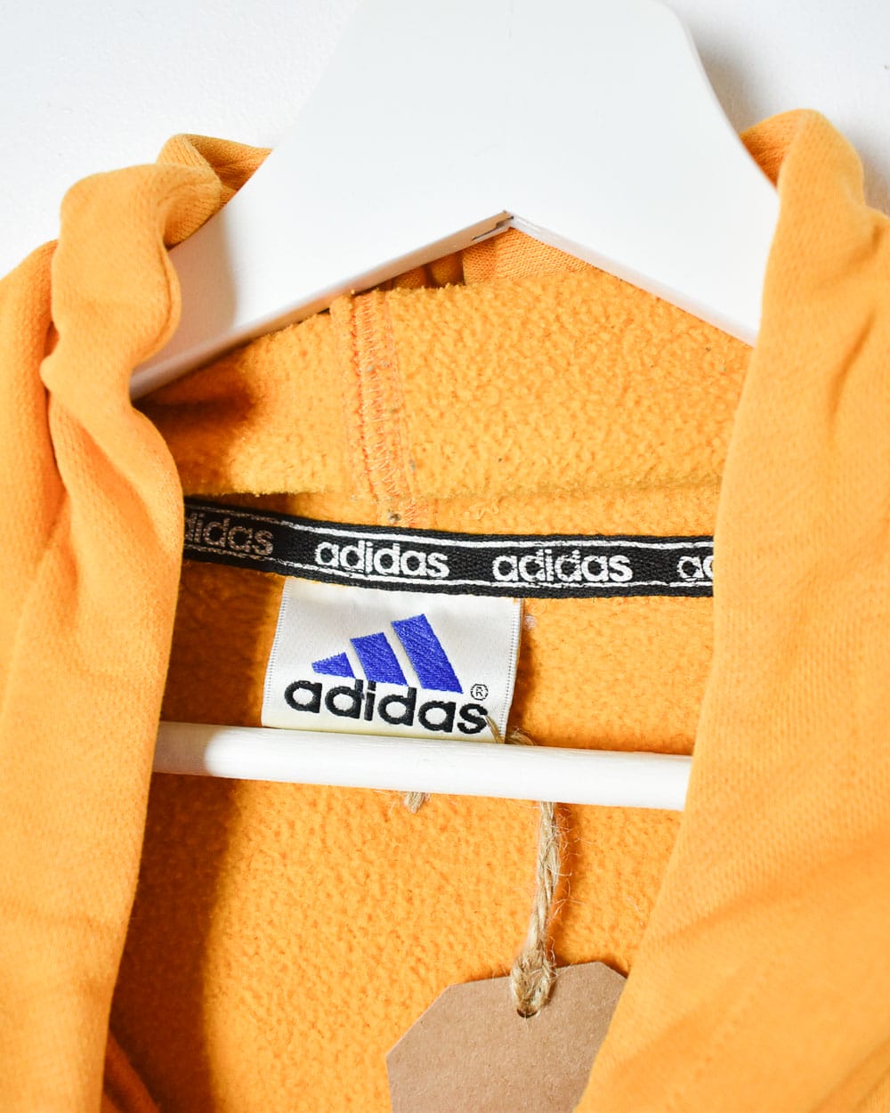 Orange Adidas Hoodie - XX-Large