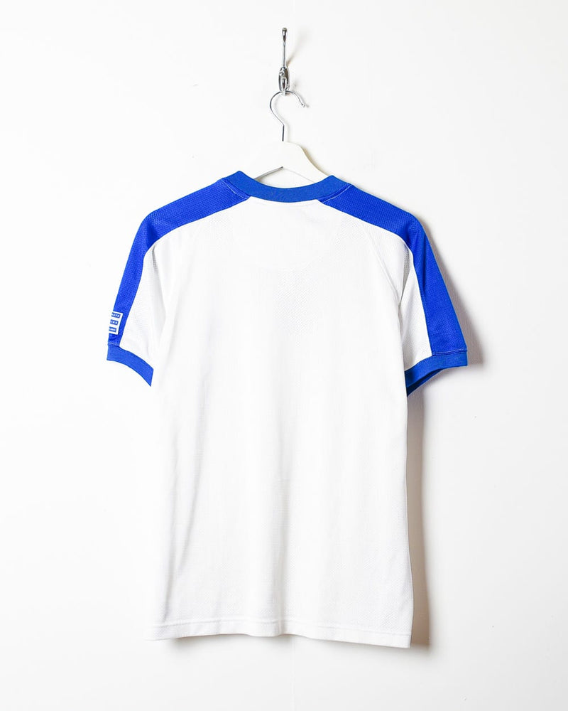 White Adidas Mesh T-Shirt - Medium