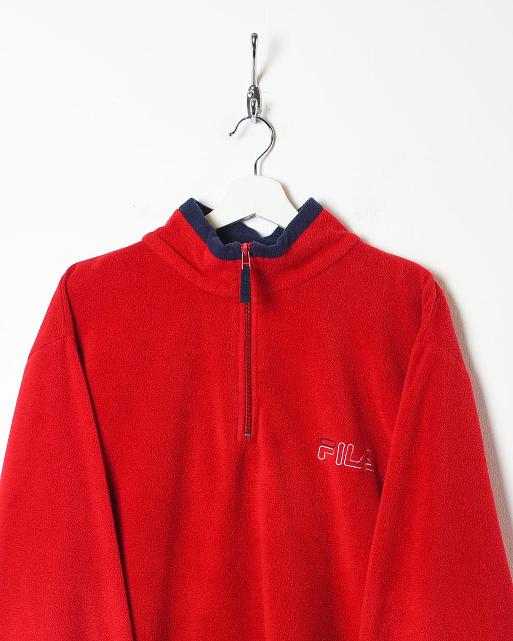 Red Fila 1/4 Zip Fleece - XX-Large
