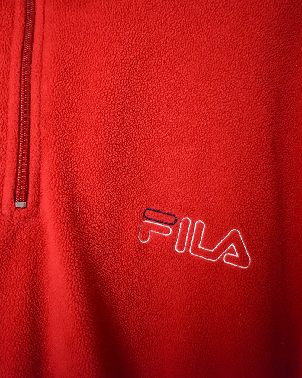 Red Fila 1/4 Zip Fleece - XX-Large