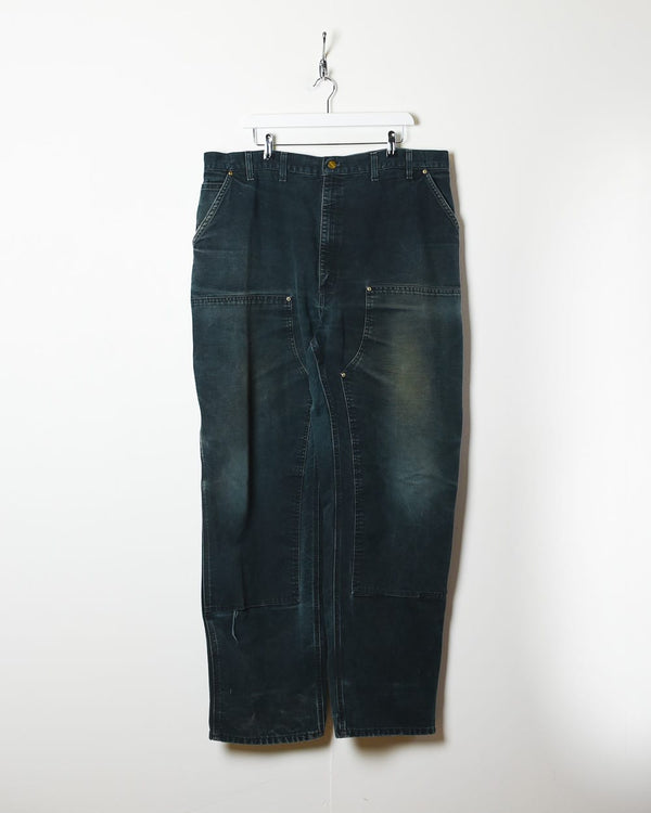 Black Carhartt Double Knee Carpenter Jeans - W40 L32