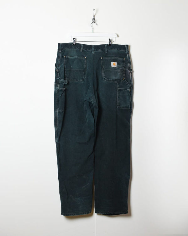 Black Carhartt Double Knee Carpenter Jeans - W40 L32
