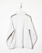 White Kappa 1/4 Zip Sweatshirt - X-Large