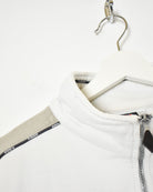 White Kappa 1/4 Zip Sweatshirt - X-Large