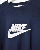 Navy Nike Sweatshirt - XX-Large