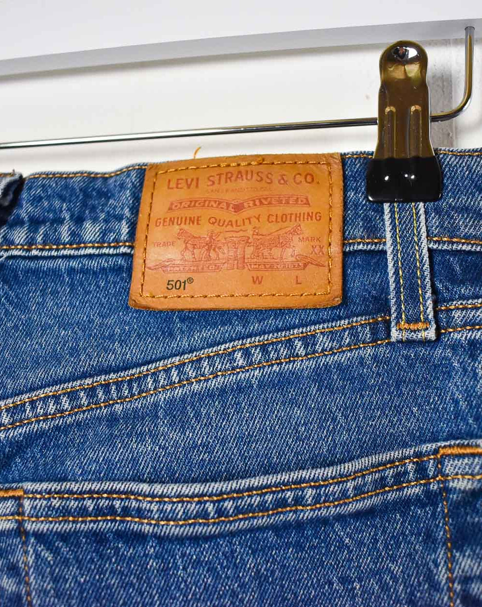 Blue Levi's 501 Jeans - W26 L28