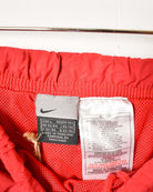 Red Nike Mesh Shorts - Large