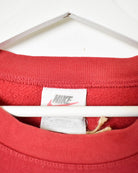 Red Nike Sweatshirt - Large