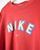 Red Nike Sweatshirt - Large