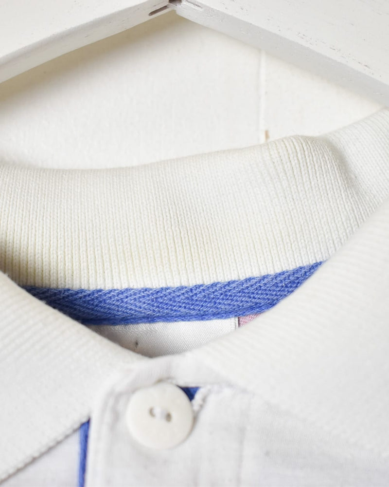 White Adidas ATP Tour Polo Shirt - Large