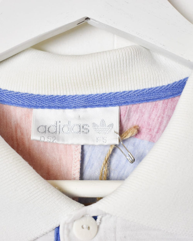 White Adidas ATP Tour Polo Shirt - Large
