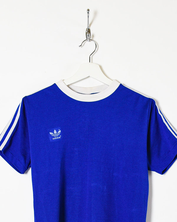 Blue Adidas 70s T-Shirt - Medium