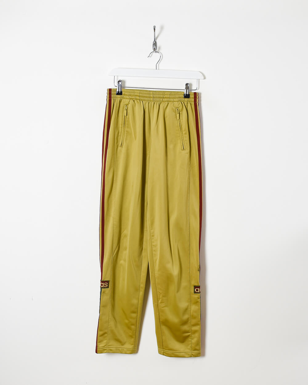 Yellow Adidas The Brand With Three Stripes Tracksuit Bottoms - W26 L29