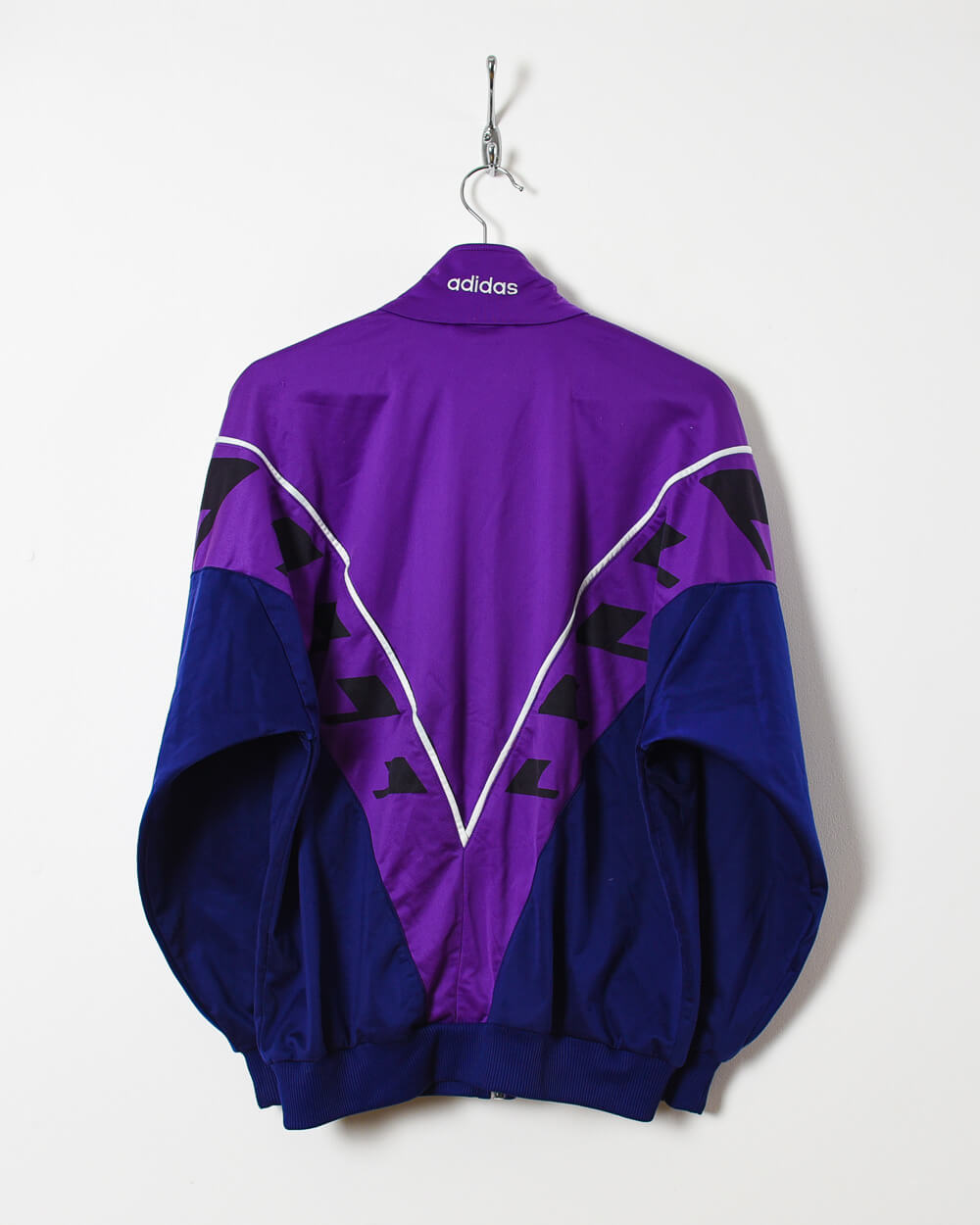 Purple Adidas Tracksuit Top - Small