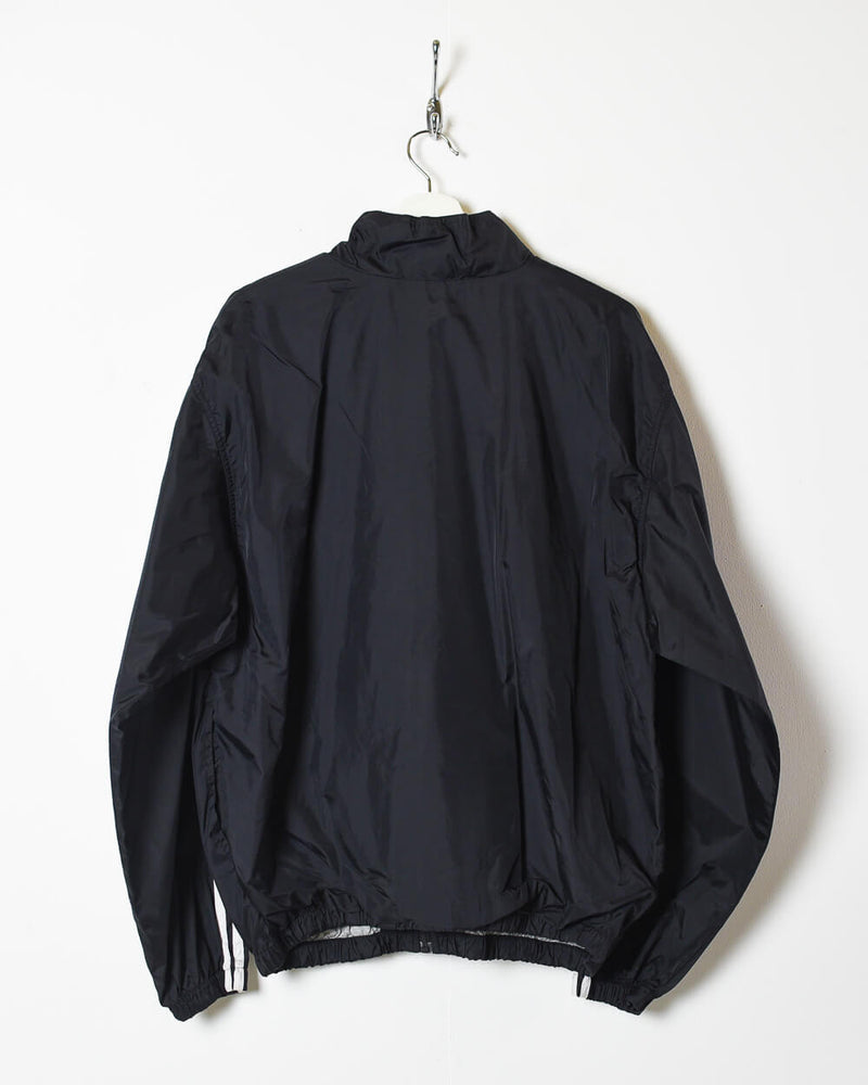 Vintage 90s Nylon Colour-Block Black Adidas Reversible Windbreaker