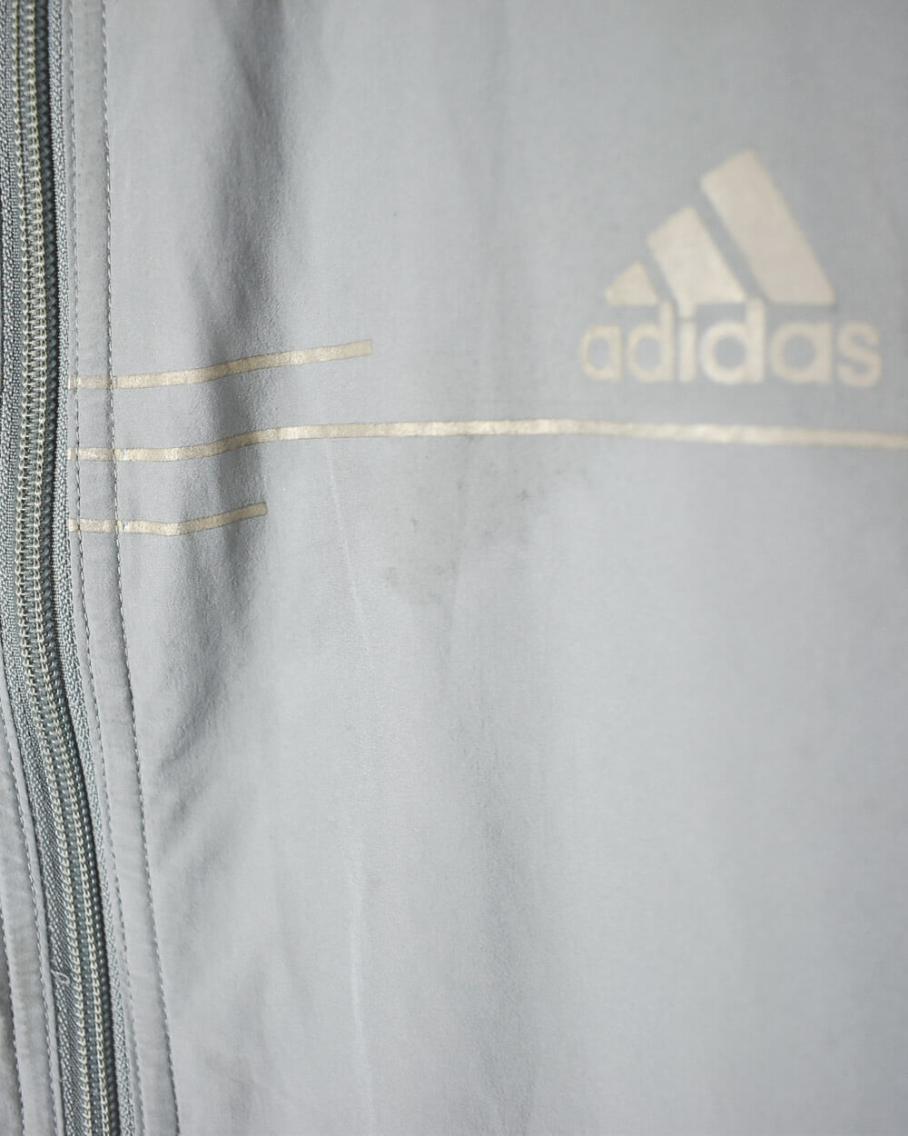 Stone Adidas Windbreaker Jacket - Large