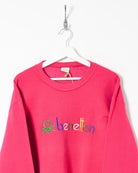 Pink United Colours of Benetton Sweatshirt - Medium