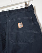 Black Carhartt Acid Splat Carpenter Jeans - W31 L34