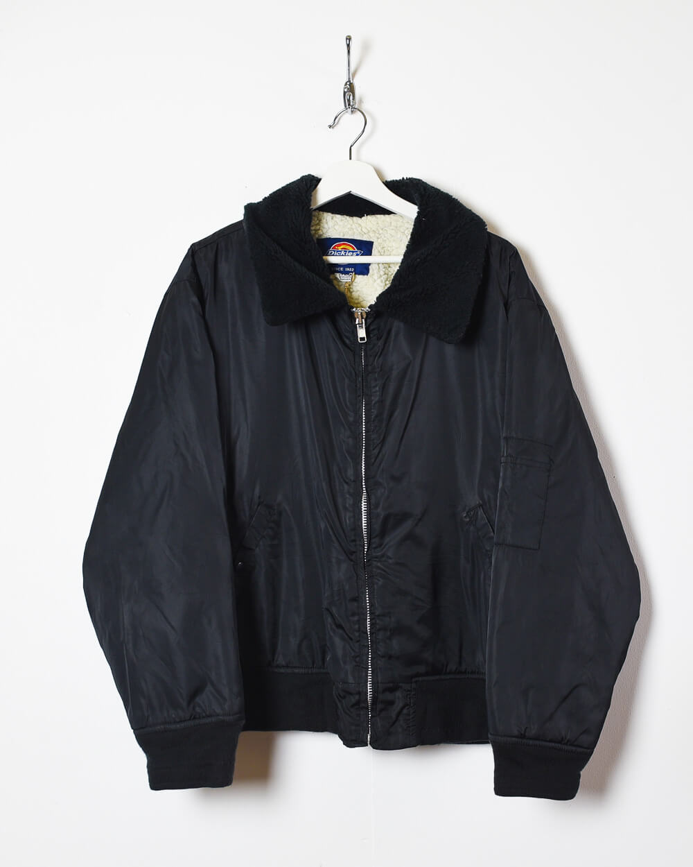 Black Dickies Fleece Lined Jacket - Large