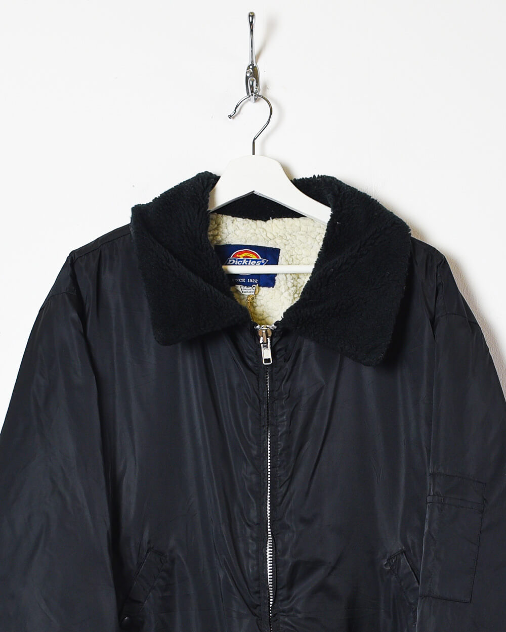 Black Dickies Fleece Lined Jacket - Large