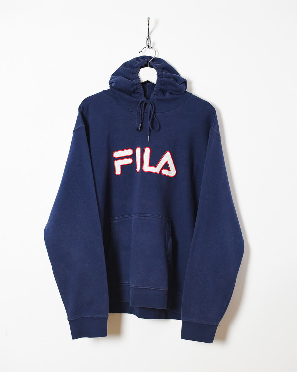 Navy Fila Hoodie - X-Large