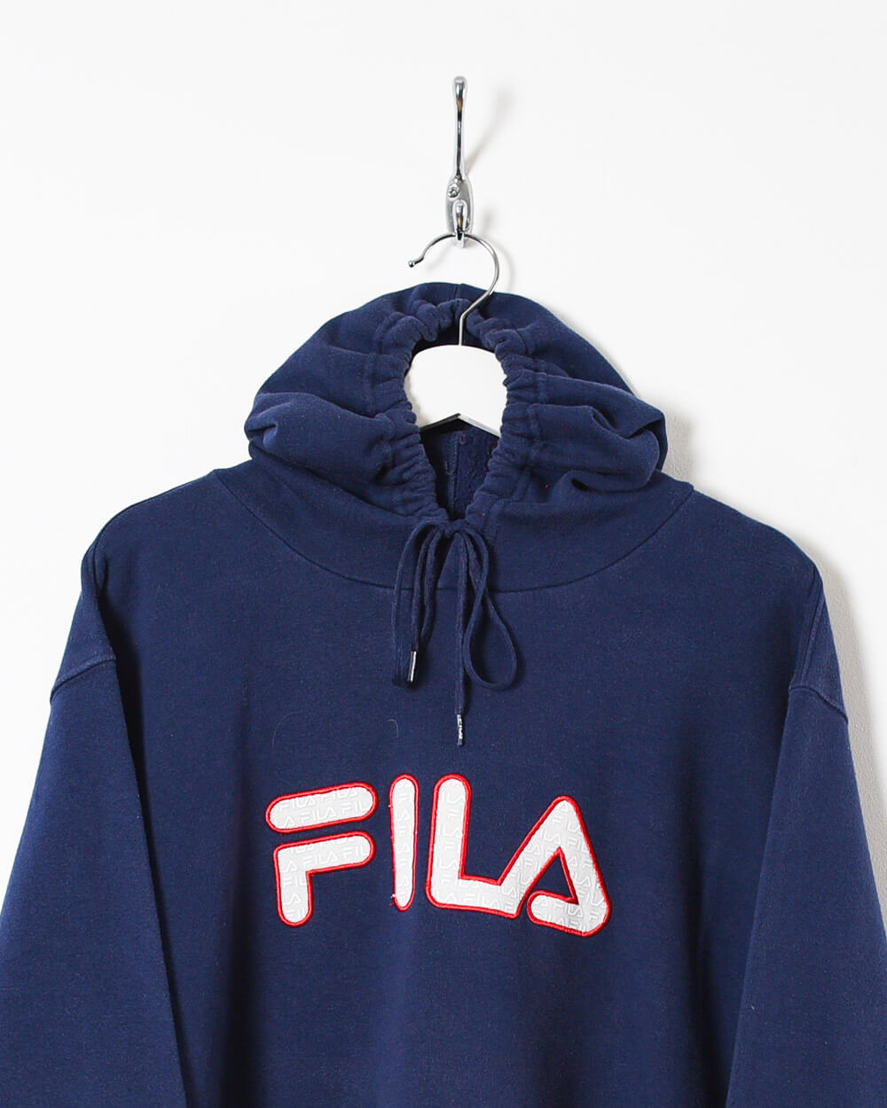 Navy Fila Hoodie - X-Large