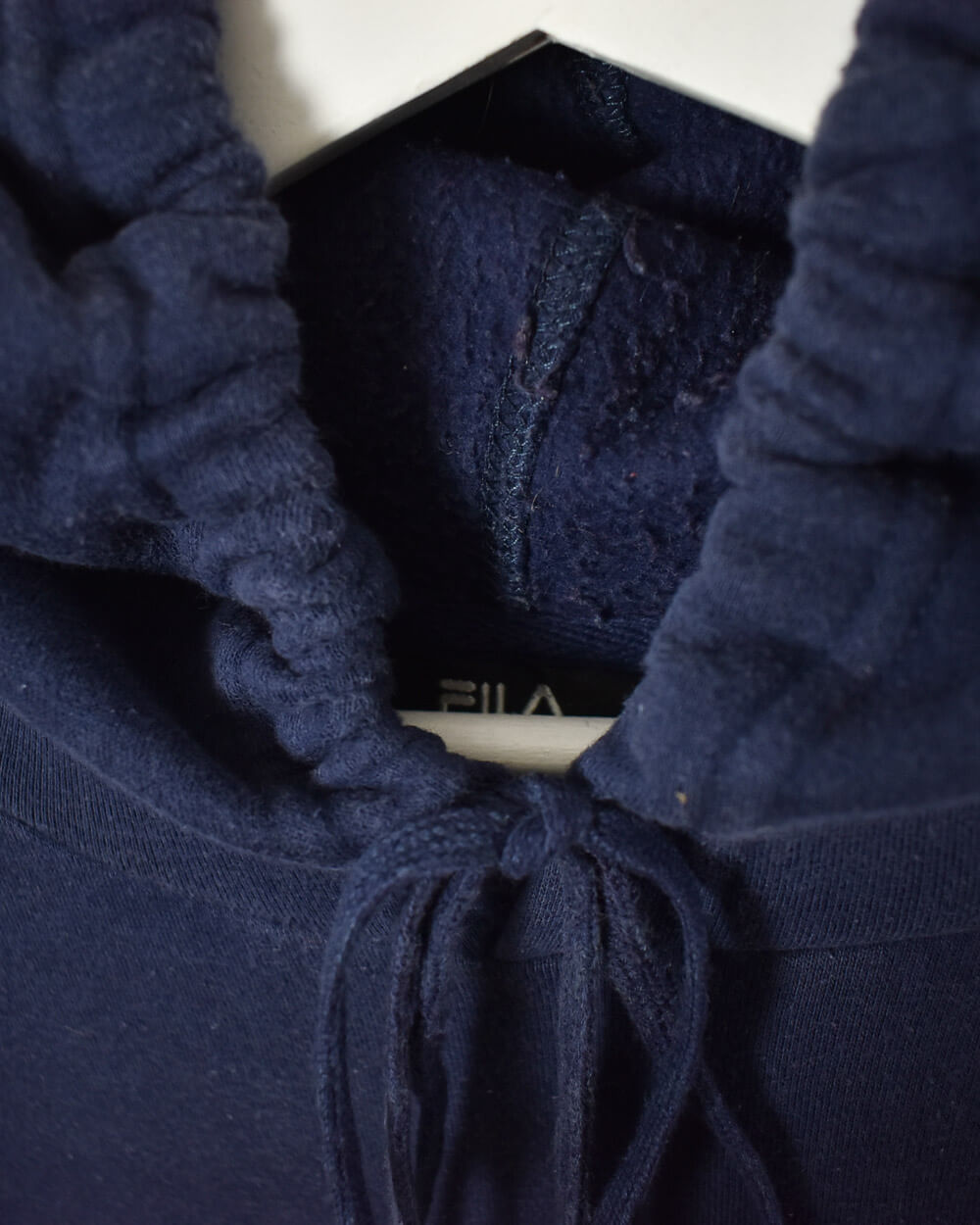 Navy Fila Hoodie - X-Large
